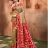 Sangam Prints Beige Kanjivaram Silk Woven Work Traditional Saree