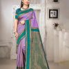 Sangam Prints Lavender Silk Woven Work Traditional Saree