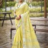 Sangam Prints Yellow SILK Woven Work Traditional Saree